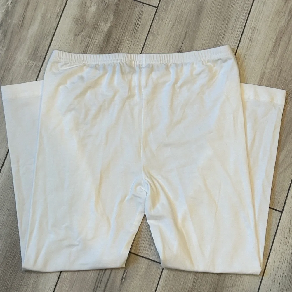 Peruvian Connection white base layer leggings size small